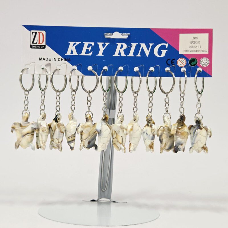 Sleutelhanger | Schildpad | 12pcs