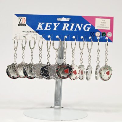 Sleutelhanger | Poker | 12pcs