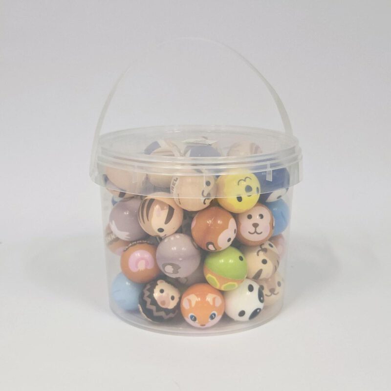 Stuiterballen in emmer | 62pcs - Afbeelding 3