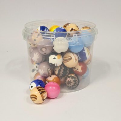 Stuiterballen in emmer | 62pcs