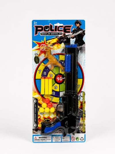 Alternative view of Police ball dino